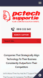 Mobile Screenshot of pctechsupport.ie